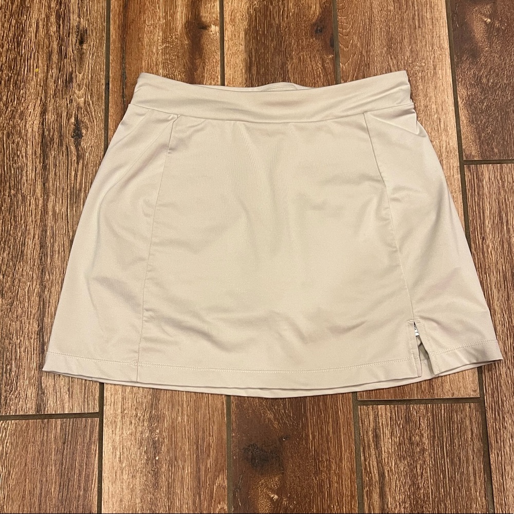 Lady Hagen Tan Cream Golf Skort